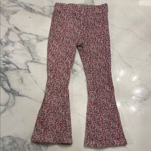ZARA Floral Flare Pants 5T